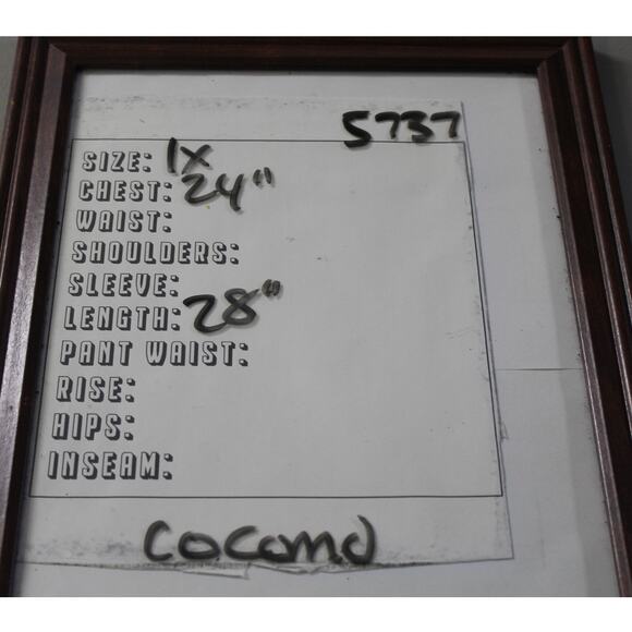 Cocomo Shirt Womens 1X Blue Blouse Abstract Roll Tab Sleeve - Picture 5 of 5